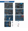 Набор инструментов "BOARD" для тележки, 15 ложементов, 325 предметов KING TONY 934-325MRVD. Большой выбор на сайте Трейдимпорт