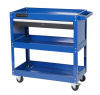 Тележка инстр.7-и полочная(синяя)(980х770х460)полки(520х400х60-5шт;520х400х140-2шт с пластиковой защ. Большой выбор на сайте Трейдимпорт