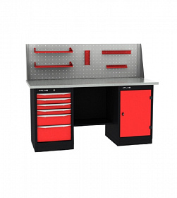 На сайте Трейдимпорт можно недорого купить Верстак промышленный двухтумбовый ATLAS CT1700Z-B411-D1-Р. 